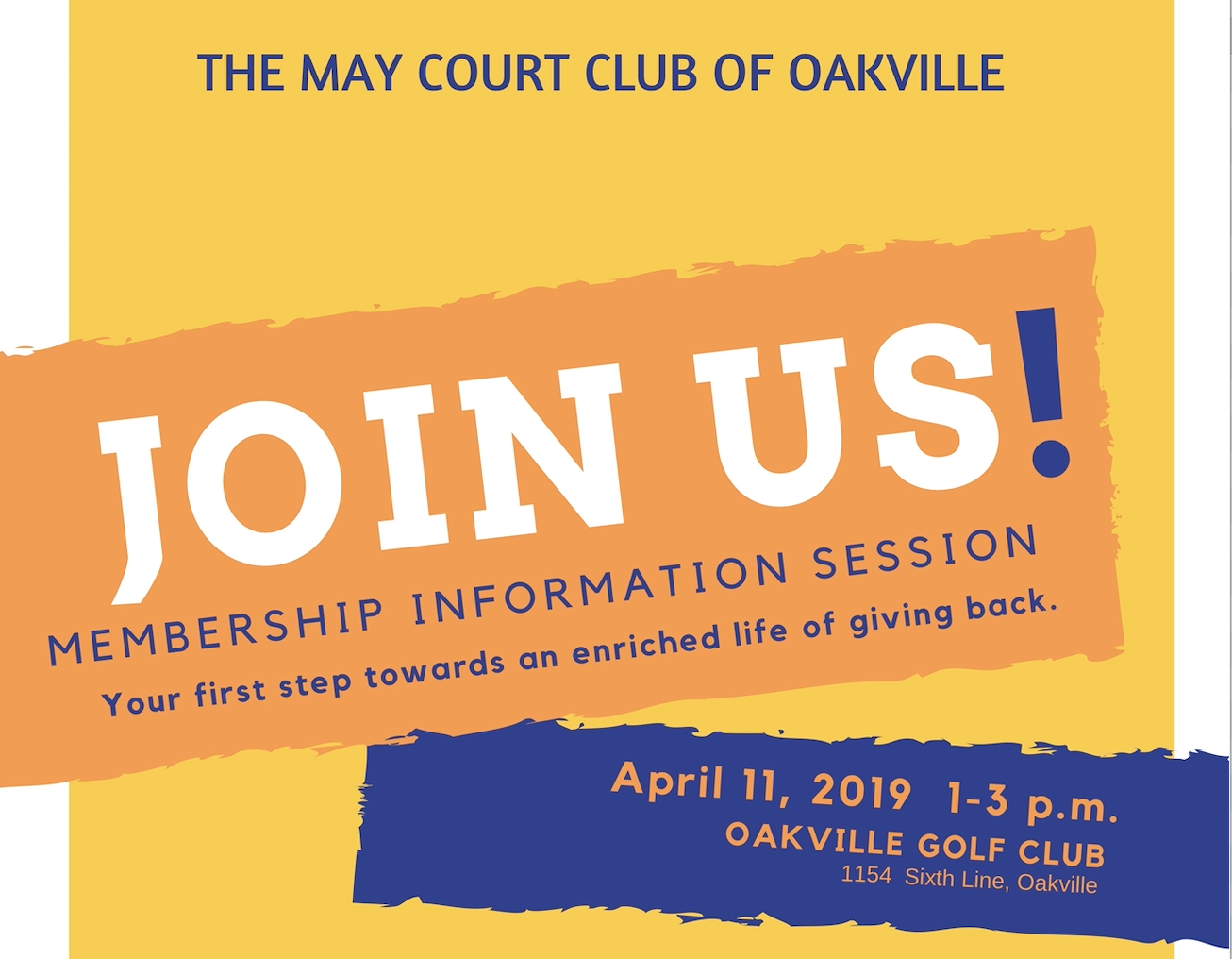 May Court Club of Oakville Membership Informaiton Session